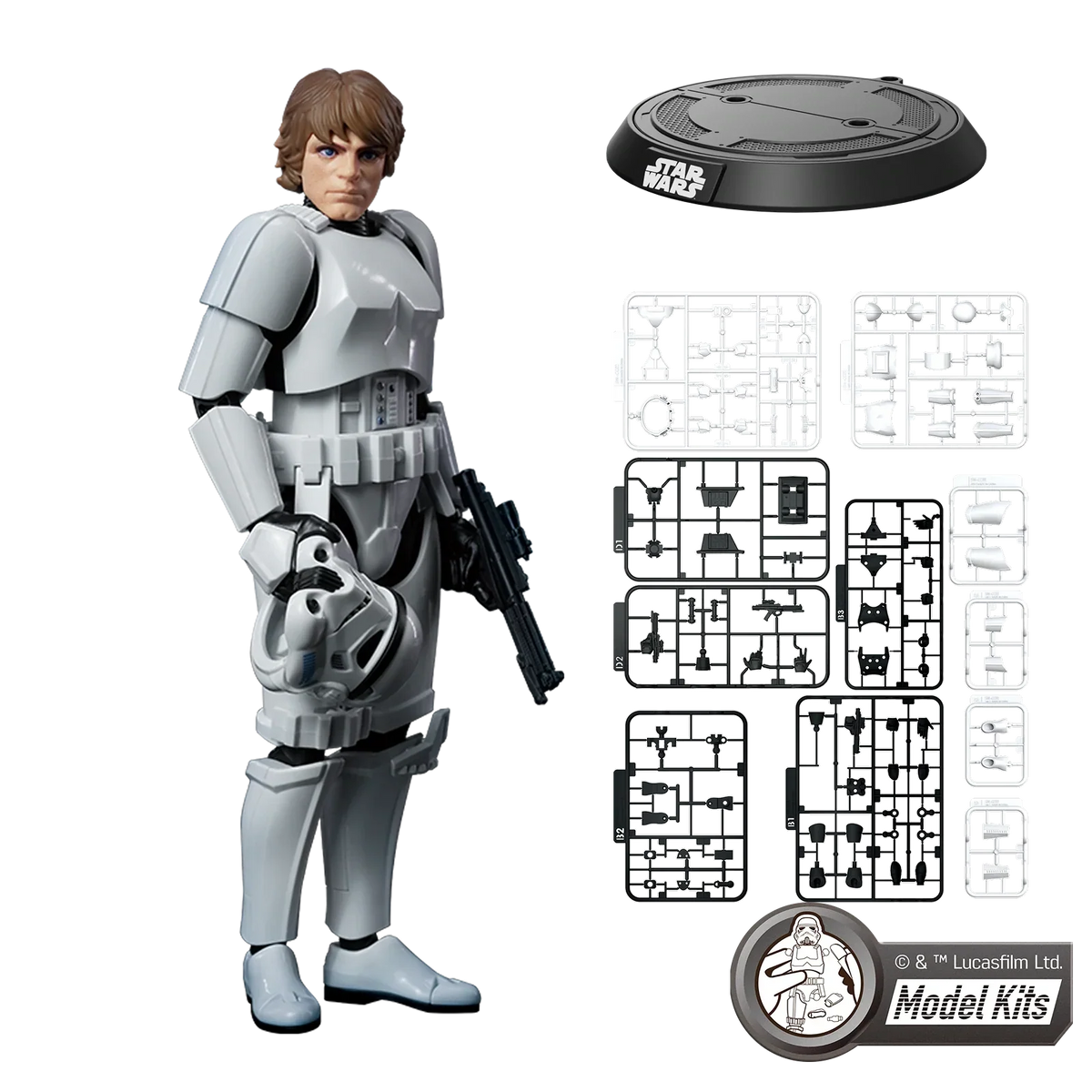Star Wars: A New Hope™ Champion Class 04 Luke Skywalker™ Stormtrooper™ Disguise Version Model Kits | Blokees product image