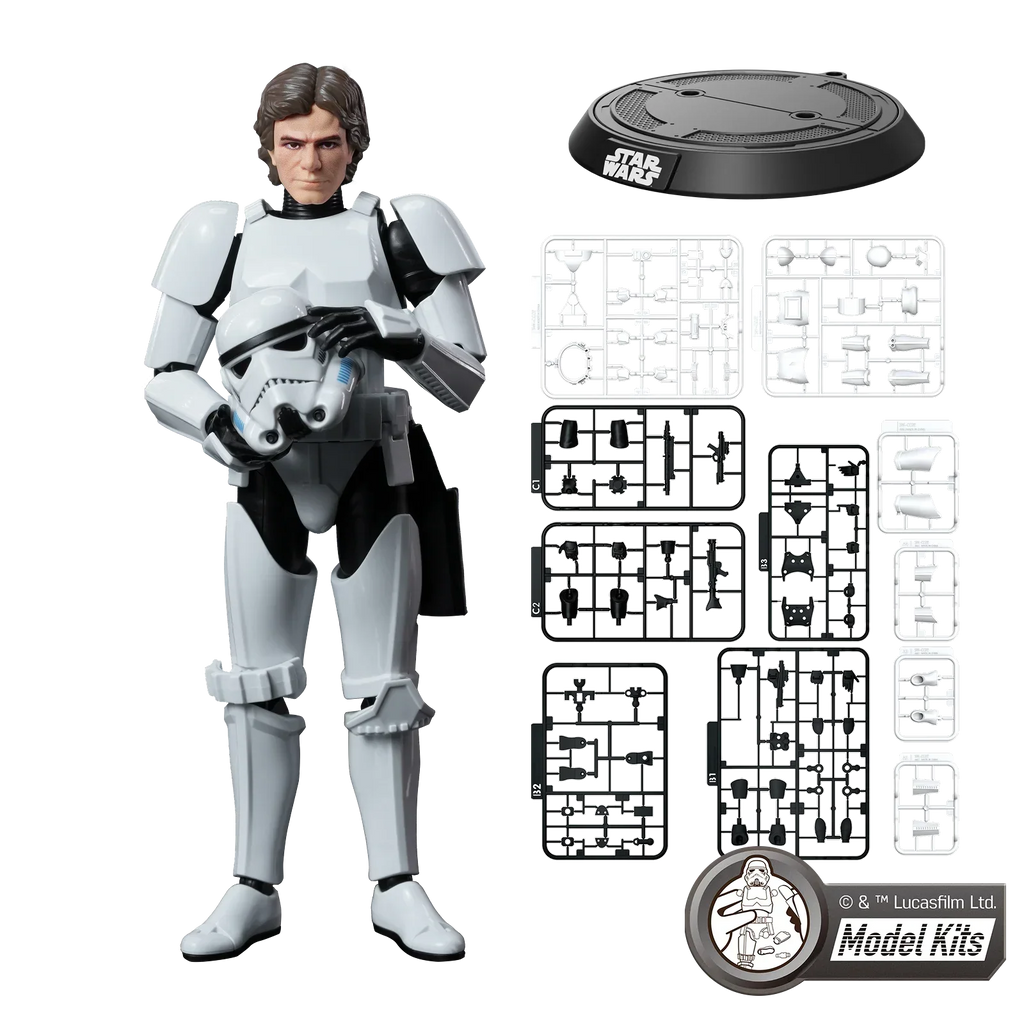Star Wars: A New Hope™ Champion Class 03 Han Solo™ Stormtrooper™ Disguise Version Model Kits | Blokees product image 3,