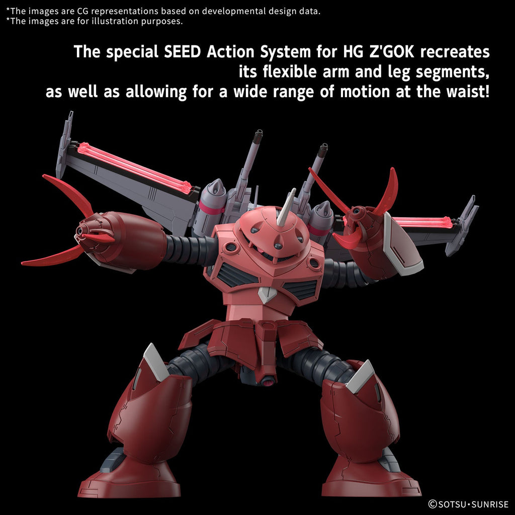 Gundam 1/144 HGUC #260 HGCE Seed Freedom ZGMF-MM07 Z'Gok (Seed Freedom Ver.) Model Kit product image 7, provided for visual