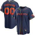 Custom Houston Astros City Connect Space Jersey - Navy product image 1