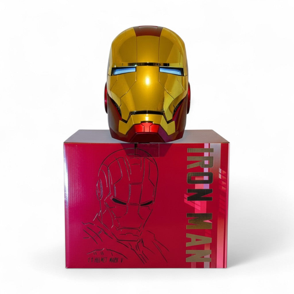 Iron Man MK5 Helmet Gold Edition with Voice Control product image 6, provided for visual reference and product detail review