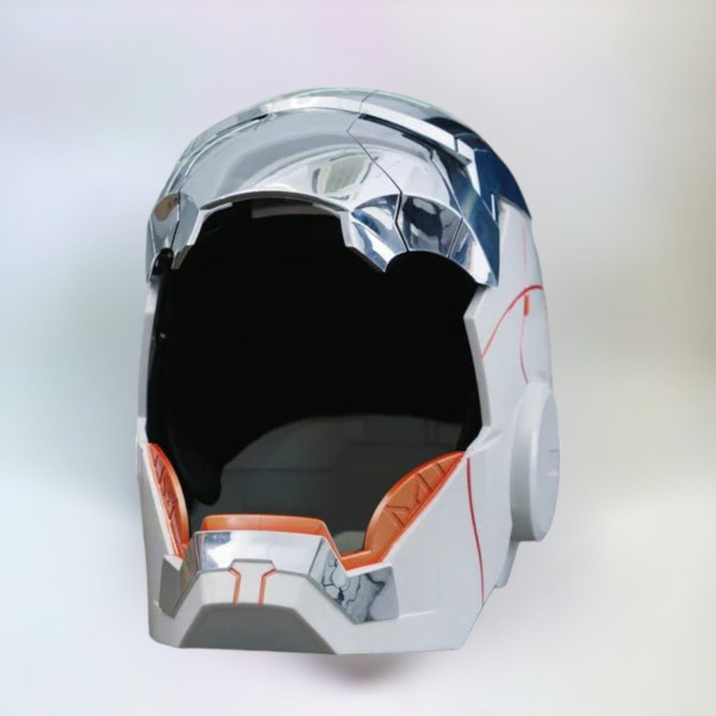 Iron Man MK5 Helmet White Edition with Voice Control product image 4, provided for visual reference and product detail review