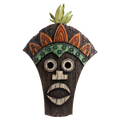 Scooby Doo - Mano Tiki Tia (Latex Foam) Mask product image 1, provided for visual reference and product detail review