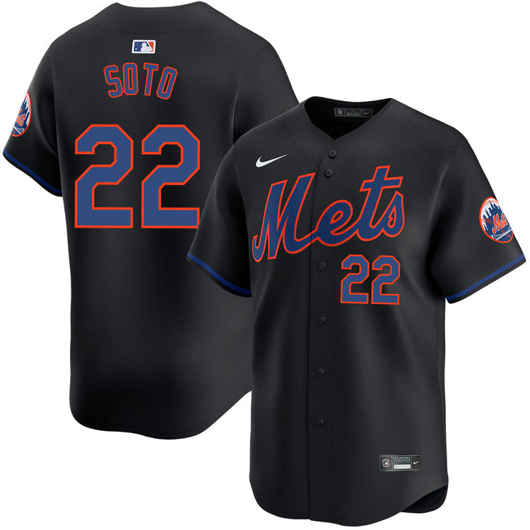 Juan Soto New York Mets Alternate Player Jersey - Black product image 1