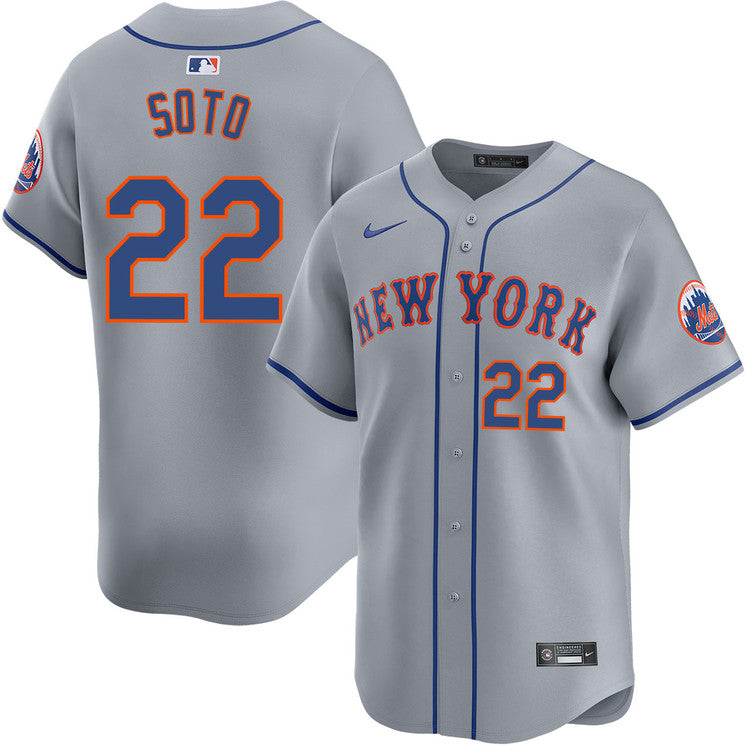 Juan Soto New York Mets Road Player Jersey - Gray product image 1