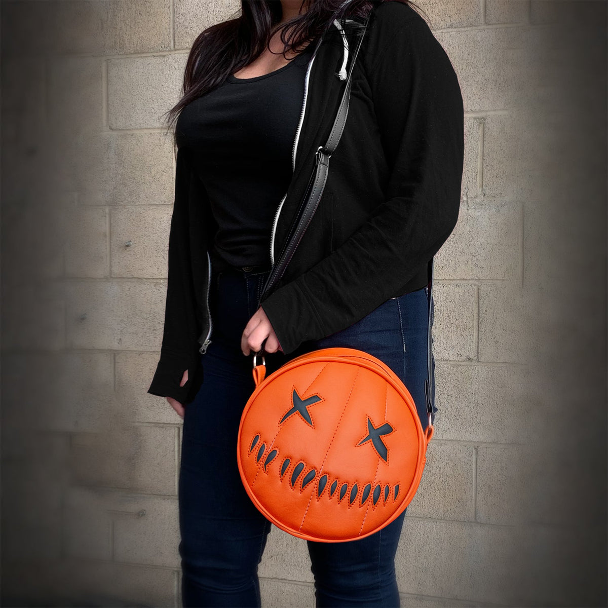 Trick r Treat Sam O Lantern Bag - Unlit (Black) product image 1, provided for visual reference and product detail review