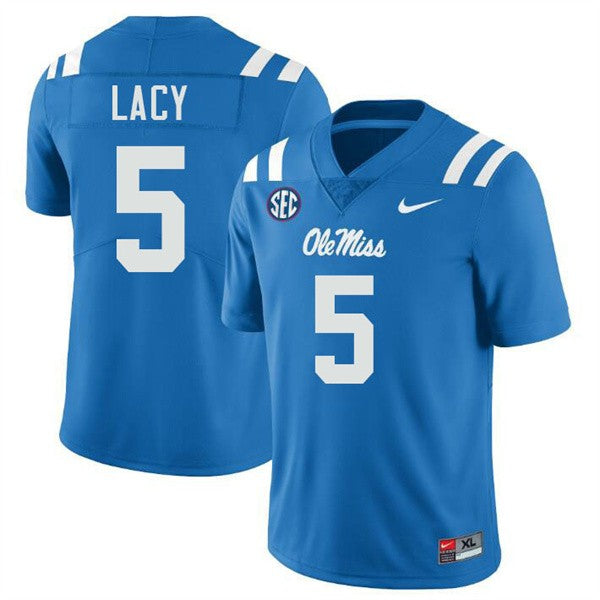 Kewan Lacy Ole Miss Rebels Jersey - Powder Blue product image 1