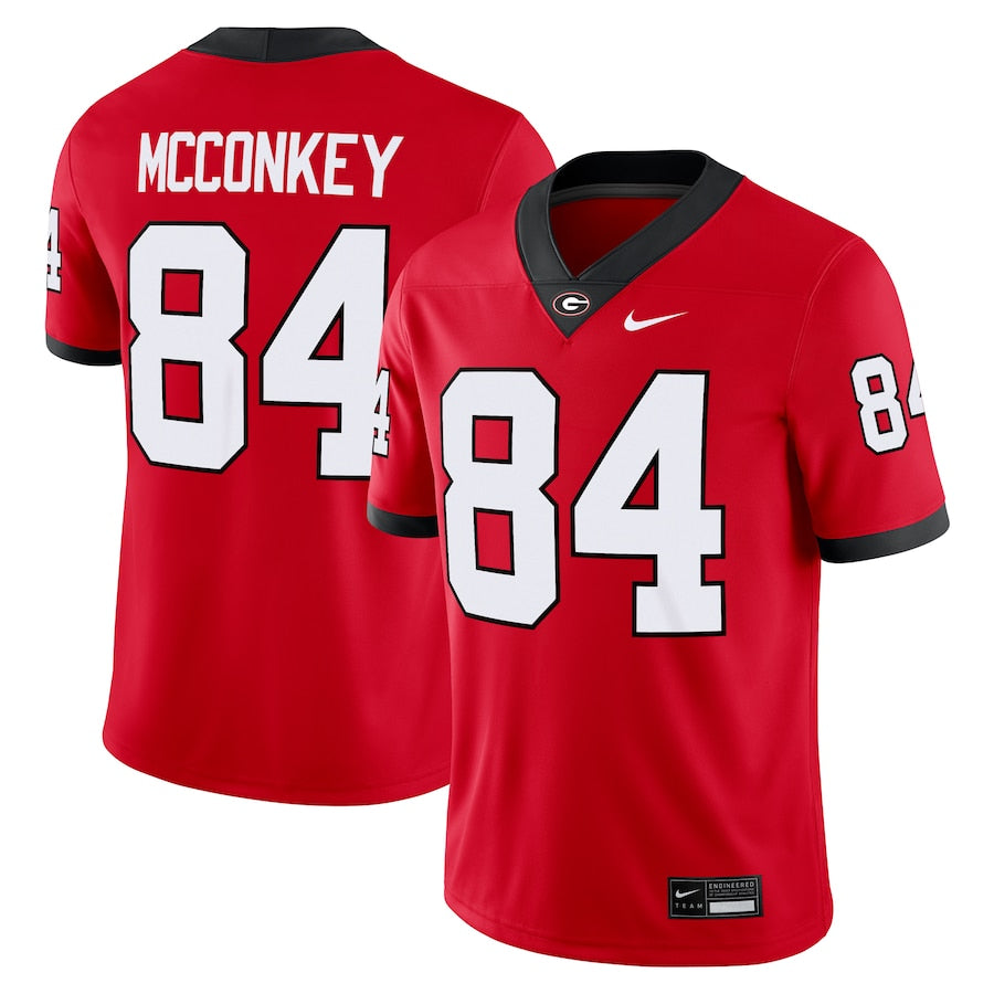 Ladd McConkey Georgia Bulldogs Home Jersey - Red product image 1