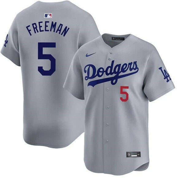 Freddie Freeman Los Angeles Dodgers Player Jersey - Gray product image 1
