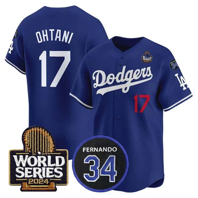 Shohei Ohtani Los Angeles Dodgers 2024 World Series Jersey product image 1