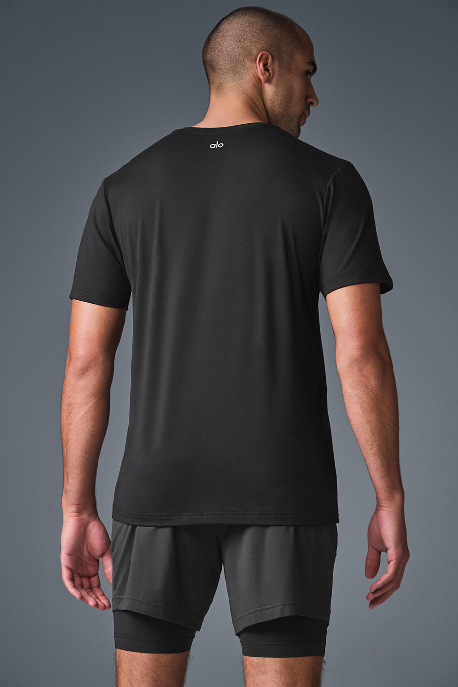 Conquer Reform Crewneck Short Sleeve - Black product image 3, provided for visual reference and product detail review