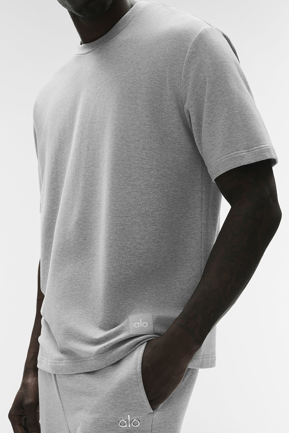 Double Take Short Sleeve - Athletic Heather Grey product image 4, provided for visual reference and product detail review