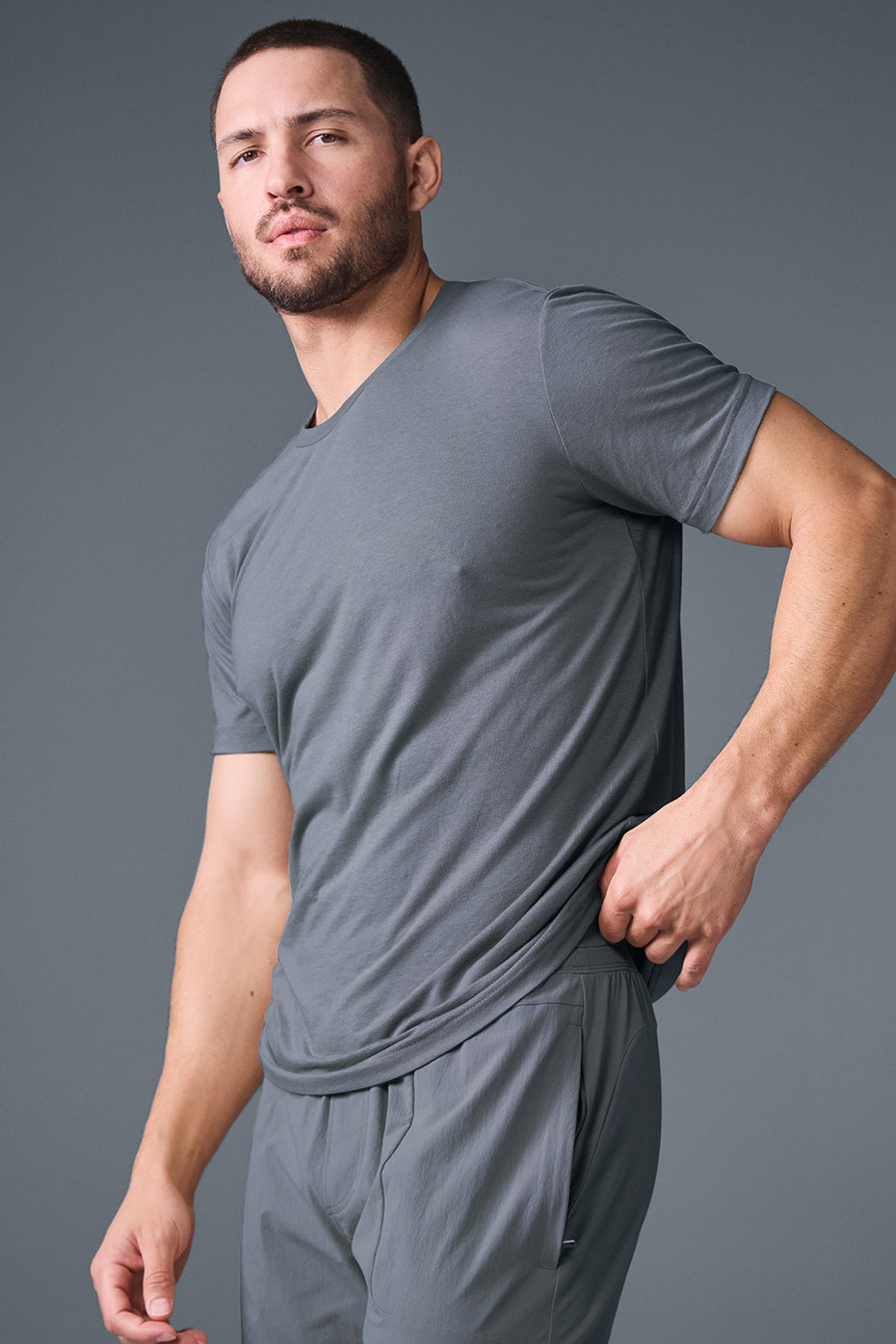 Triumph T-Shirt - Steel Grey product image 3, provided for visual reference and product detail review
