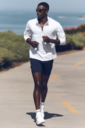 Conquer 1/4 Zip Reform Long Sleeve - White product image 1, provided for visual reference and product detail review