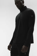 Conquer 1/4 Zip Reform Long Sleeve - Black product image 1, provided for visual reference and product detail review