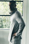 Conquer 1/4 Zip Reform Long Sleeve - Athletic Heather Grey product image 1, provided for visual reference and product detail