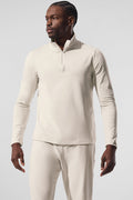 Conquer 1/4 Zip Reform Long Sleeve - Bone product image 1, provided for visual reference and product detail review