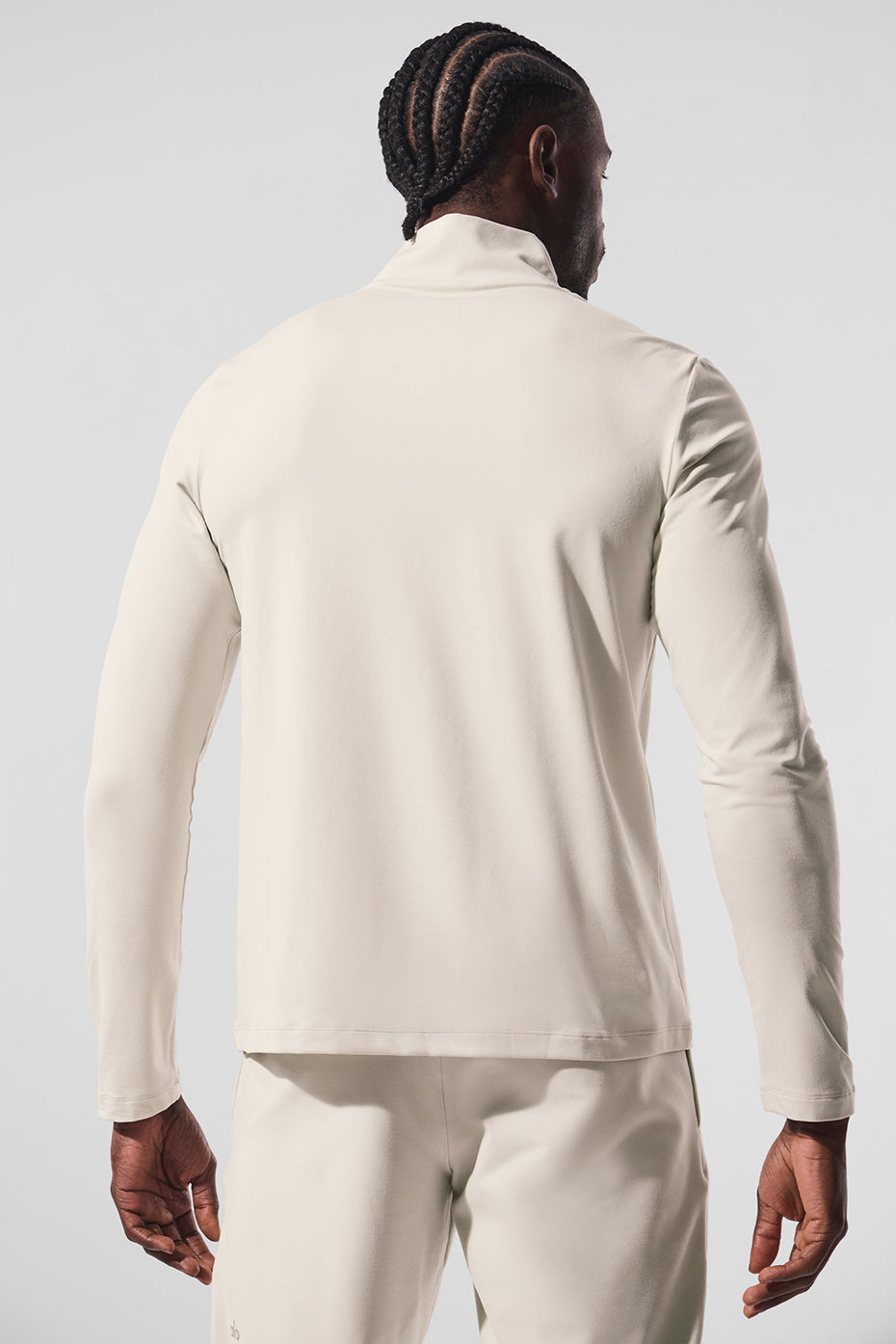 Conquer 1/4 Zip Reform Long Sleeve - Bone product image 5, provided for visual reference and product detail review