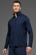 Conquer 1/4 Zip Reform Long Sleeve - Navy product image 1, provided for visual reference and product detail review