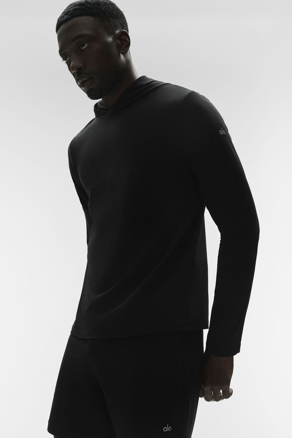 Conquer Reform Long Sleeve With Hood - Black product image 3, provided for visual reference and product detail review