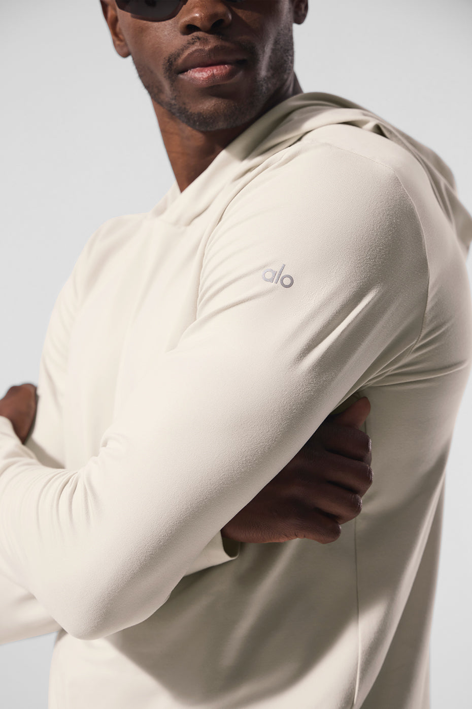 Conquer Reform Long Sleeve With Hood - Bone product image 2, provided for visual reference and product detail review