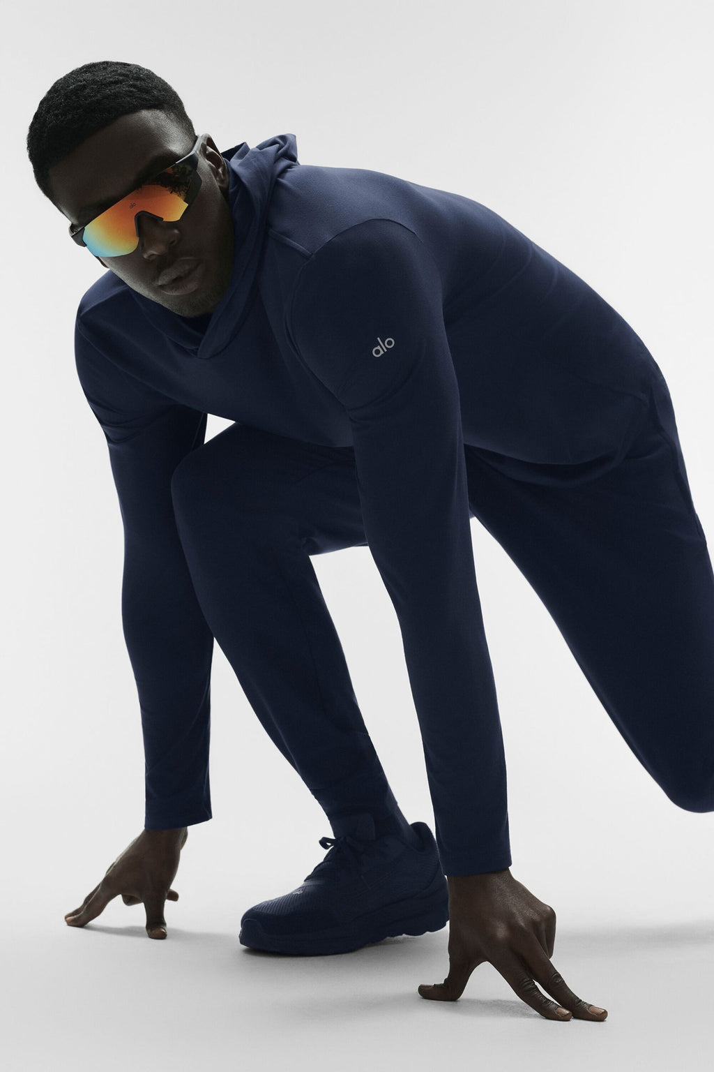 Conquer Reform Long Sleeve With Hood - Navy product image 6, provided for visual reference and product detail review