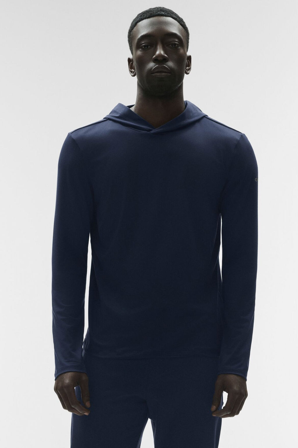 Conquer Reform Long Sleeve With Hood - Navy product image 5, provided for visual reference and product detail review