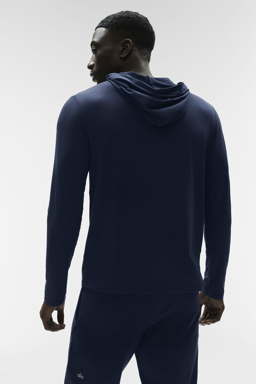 Conquer Reform Long Sleeve With Hood - Navy product image 3, provided for visual reference and product detail review