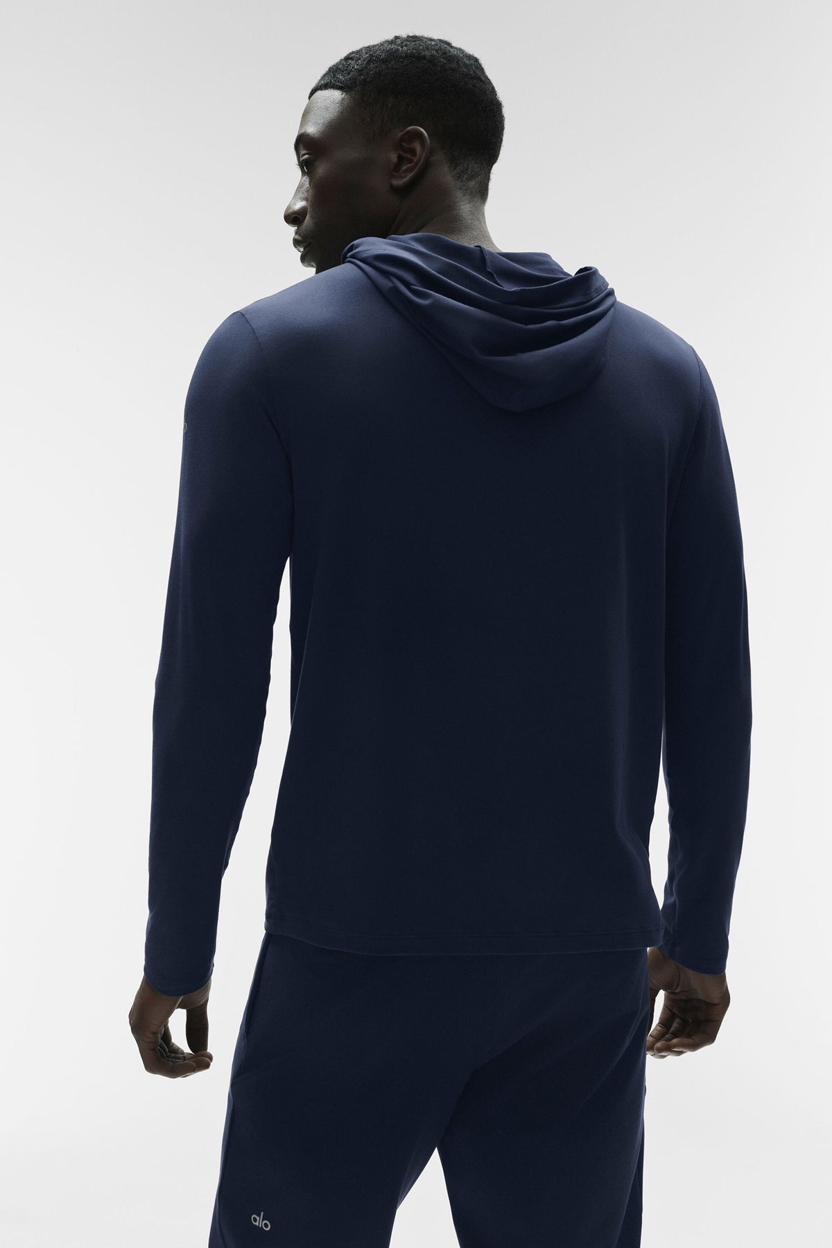 Conquer Reform Long Sleeve With Hood - Navy product image 3, provided for visual reference and product detail review