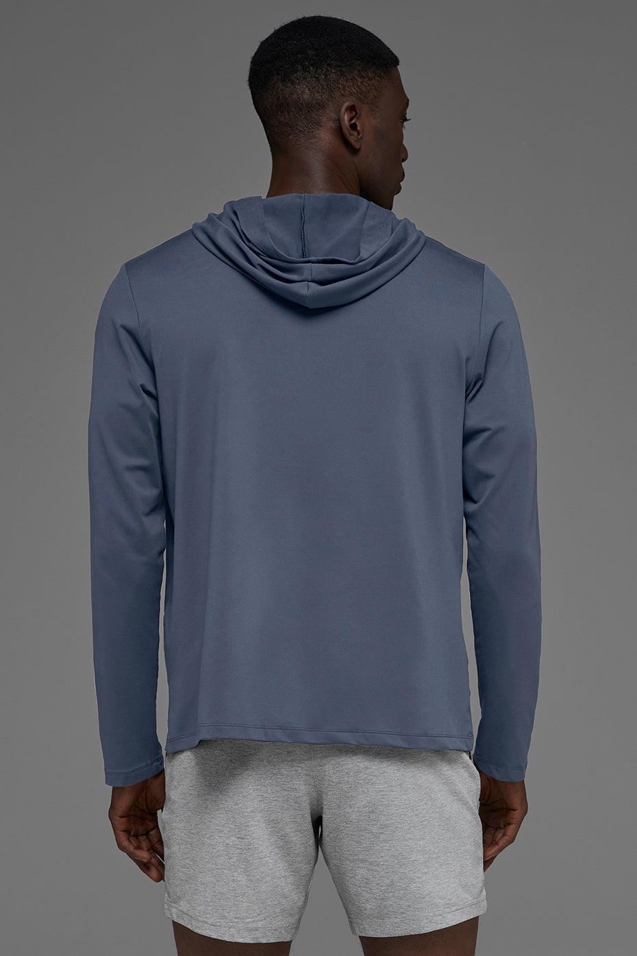 Conquer Reform Long Sleeve With Hood - Bluestone product image 3, provided for visual reference and product detail review