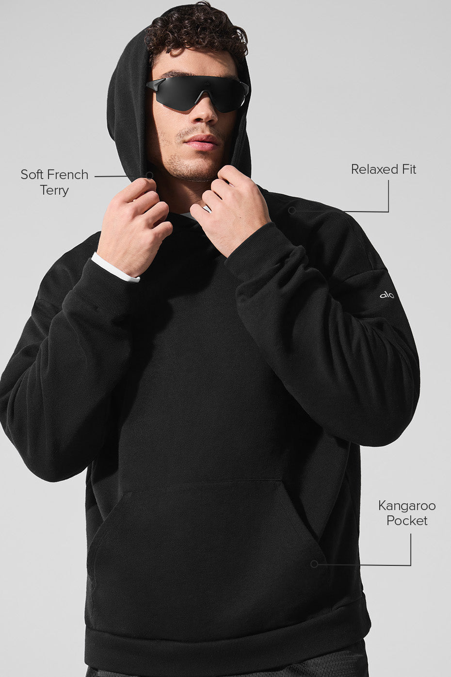 Chill Hoodie - Black product image 2, provided for visual reference and product detail review