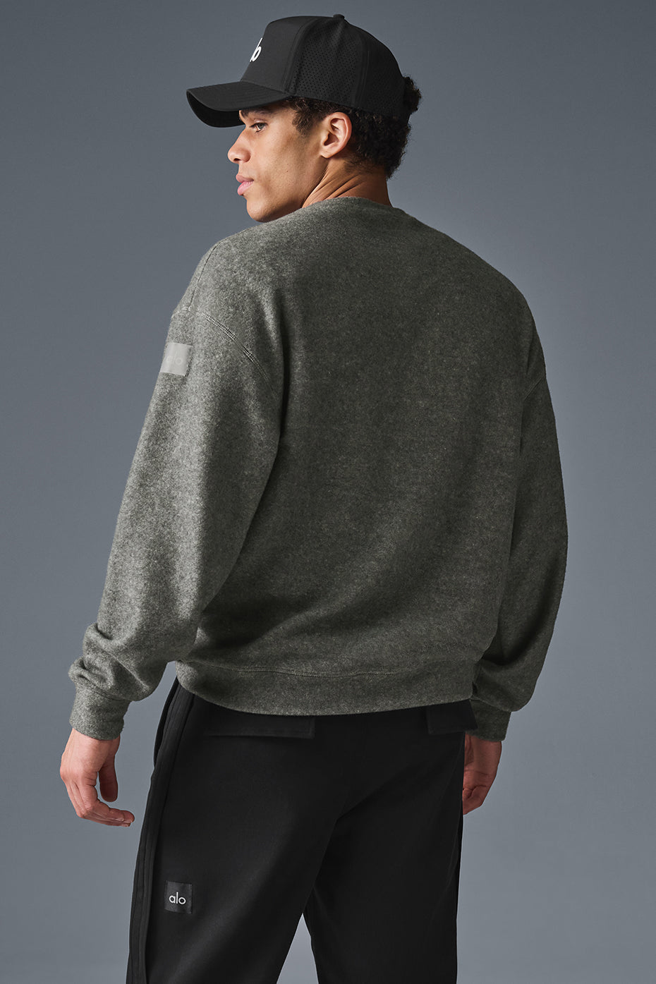 Triumph Restore Crew Neck Sweatshirt - Grey Triblend product image 2, provided for visual reference and product detail review