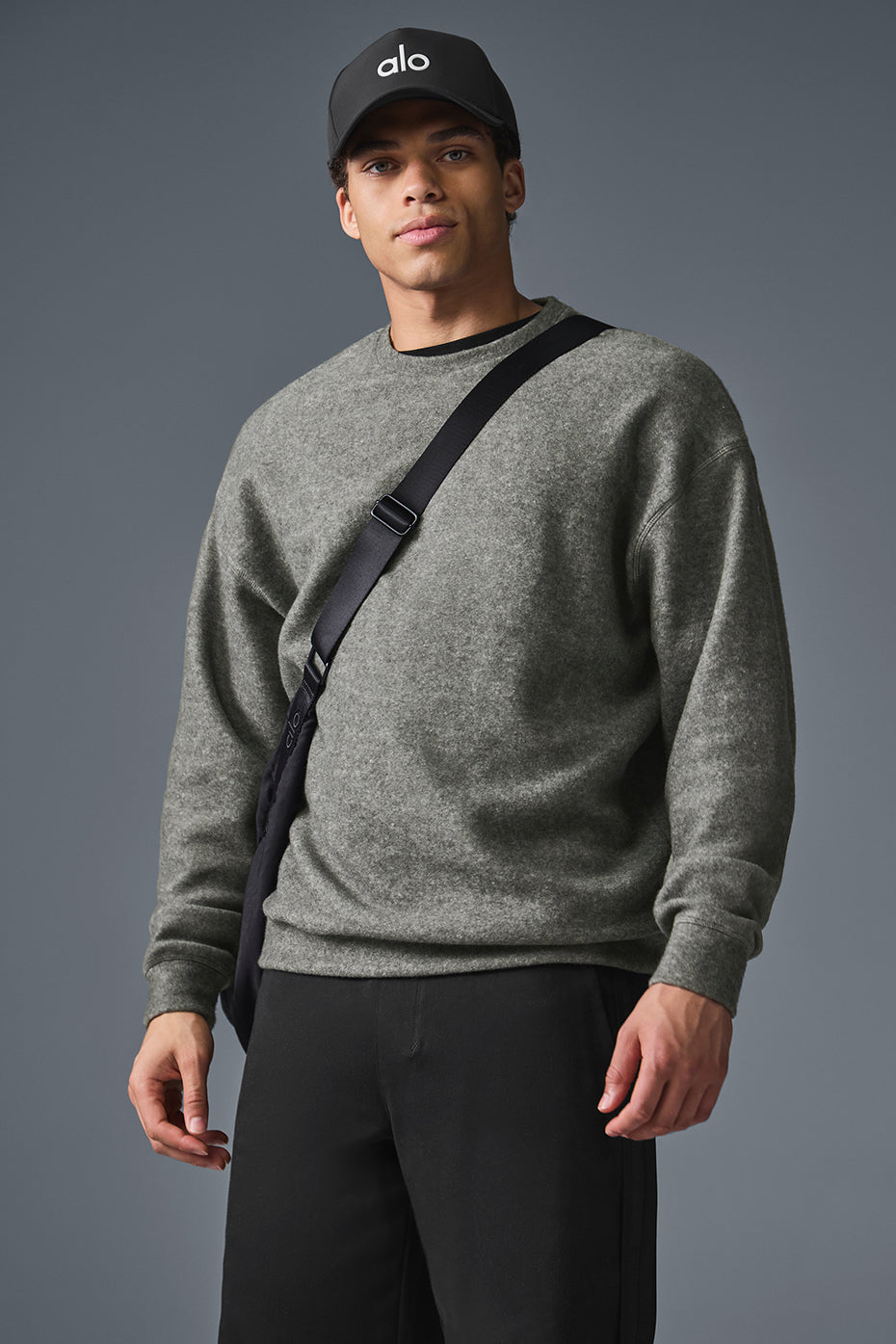Triumph Restore Crew Neck Sweatshirt - Grey Triblend product image 3, provided for visual reference and product detail review