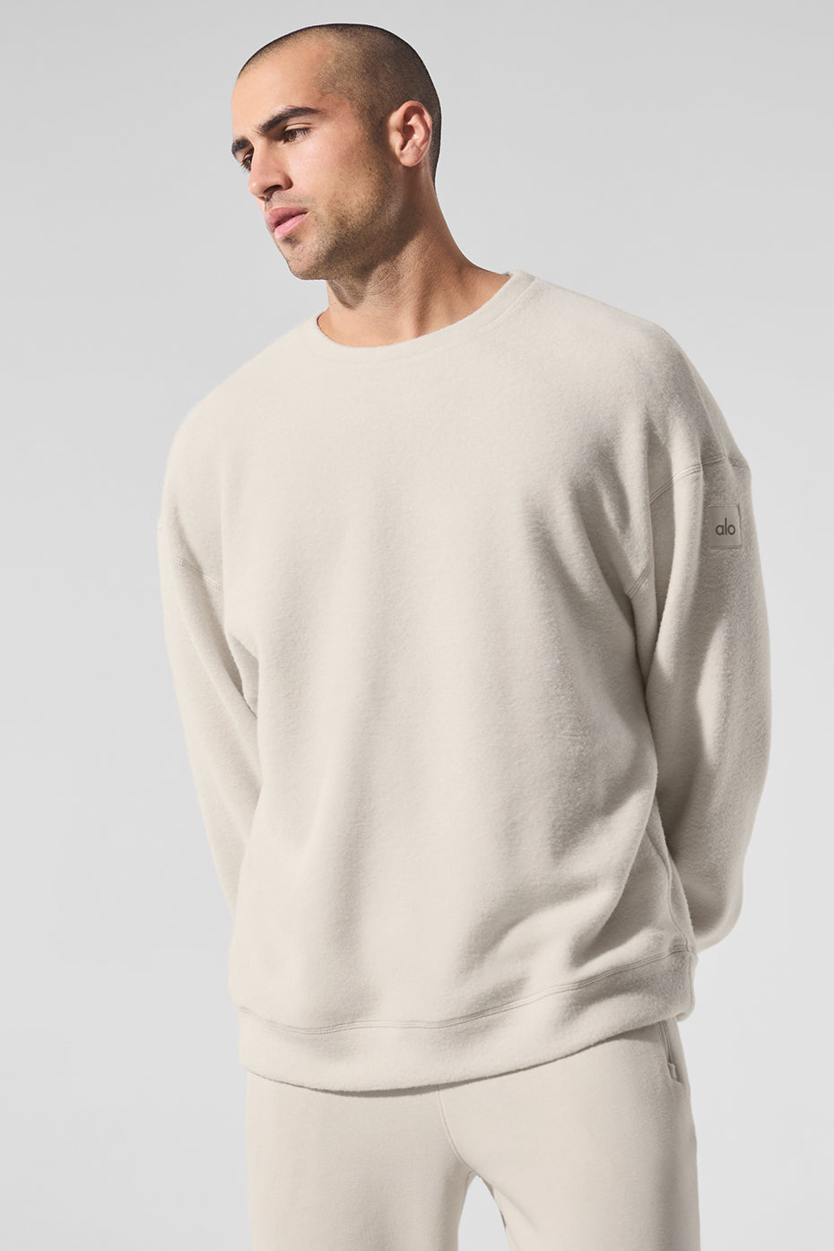 Triumph Restore Crew Neck Sweatshirt - Bone product image 1, provided for visual reference and product detail review