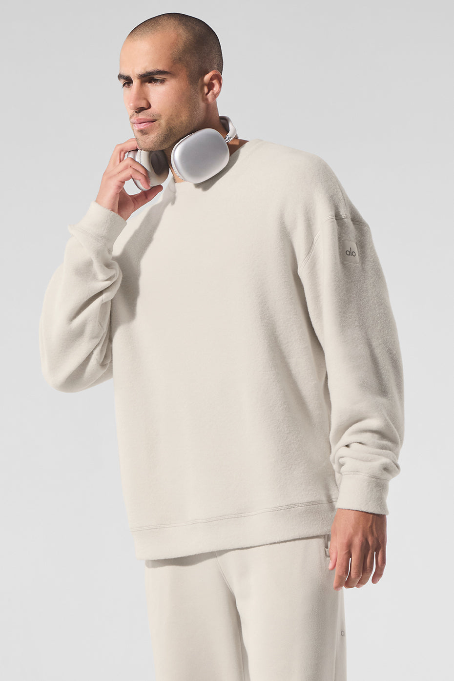Triumph Restore Crew Neck Sweatshirt - Bone product image 4, provided for visual reference and product detail review