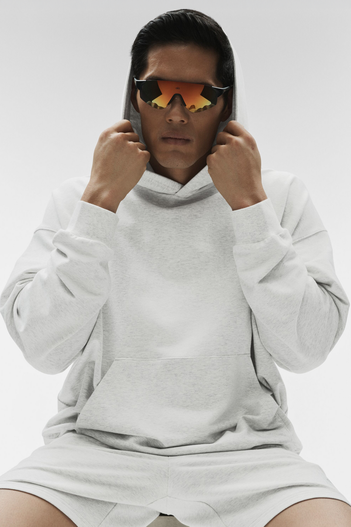 Double Take Hoodie - White Heather product image 3, provided for visual reference and product detail review