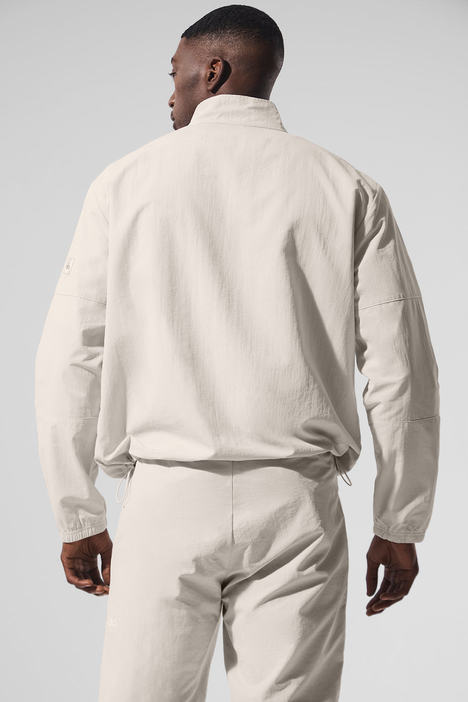 Light Weight Takeaway Track Pullover - Bone product image 2, provided for visual reference and product detail review