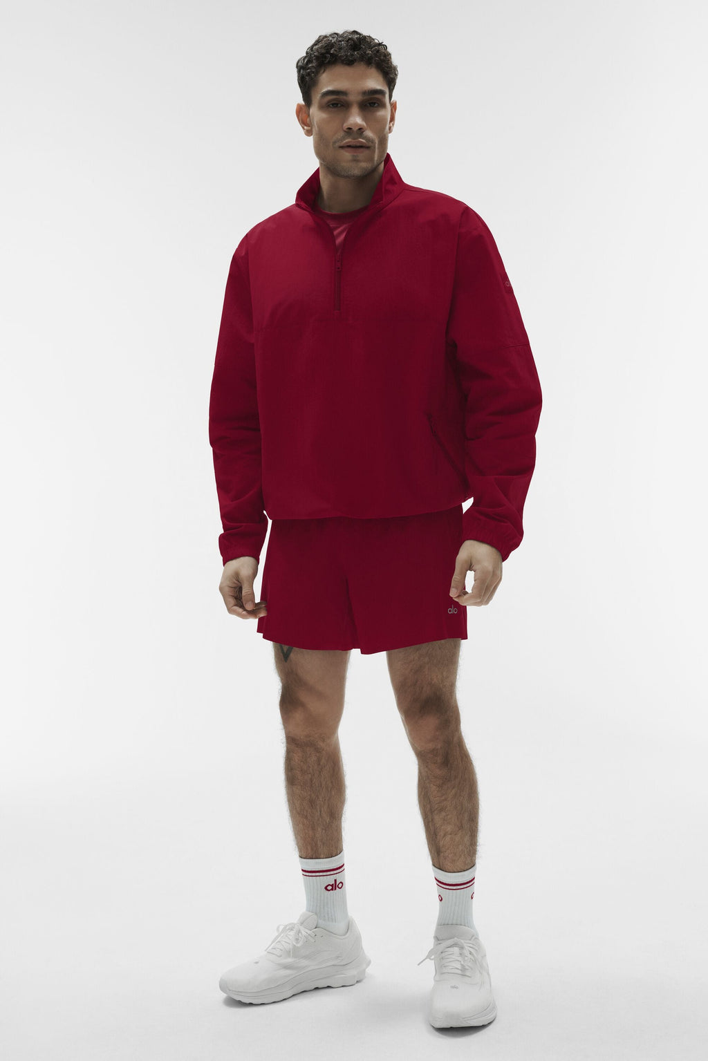 Light Weight Takeaway Track Pullover - Garnet product image 5, provided for visual reference and product detail review