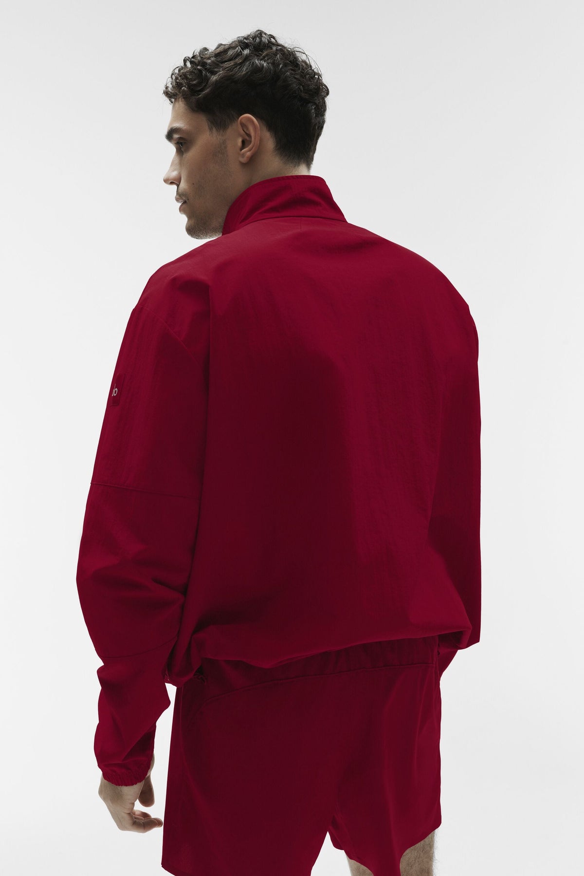 Light Weight Takeaway Track Pullover - Garnet product image 2, provided for visual reference and product detail review