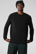 Double Take Long Sleeve Crew - Black product image 1, provided for visual reference and product detail review