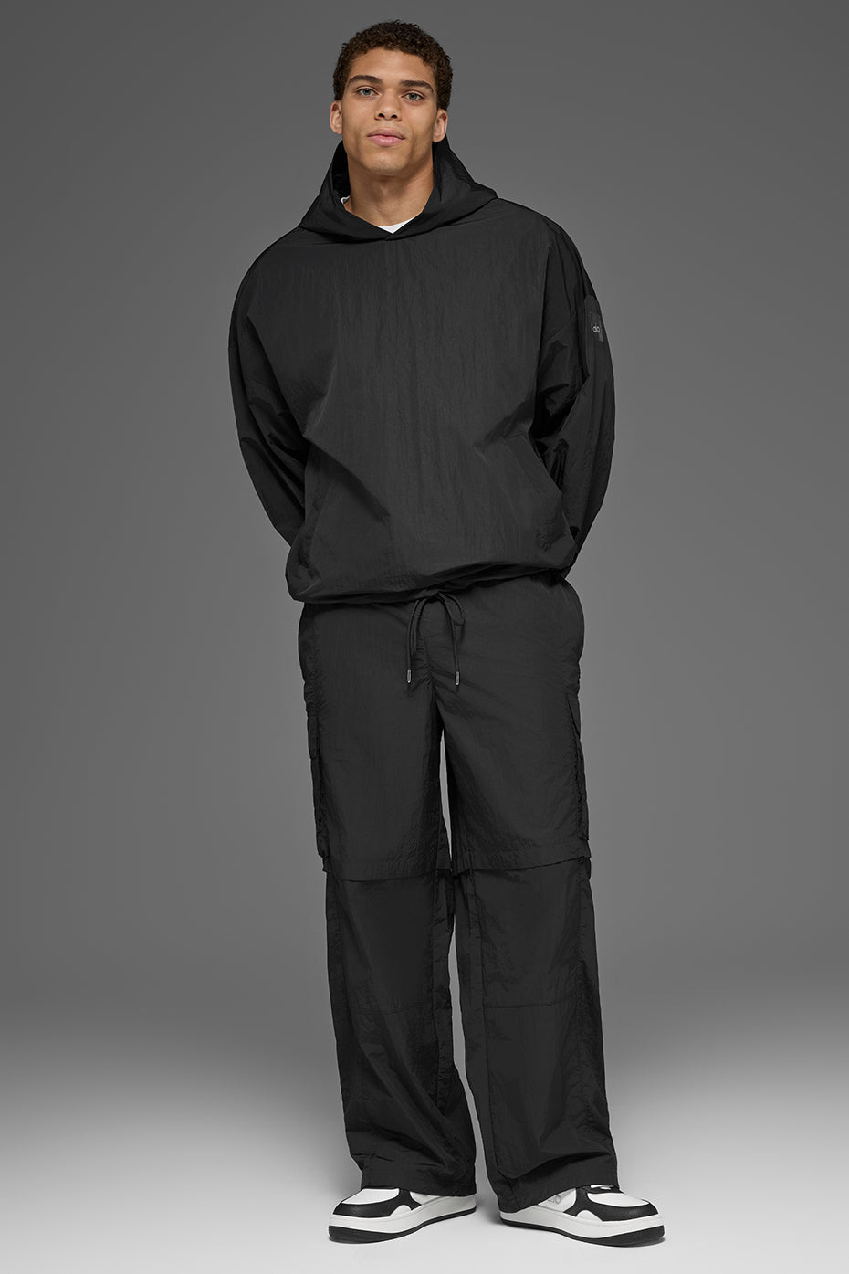 Axis Hooded Pullover - Black product image 4, provided for visual reference and product detail review