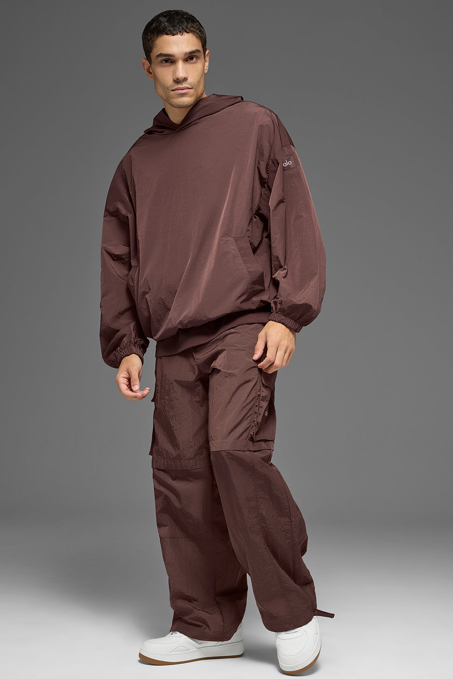 Axis Hooded Pullover - Brownstone product image 4, provided for visual reference and product detail review
