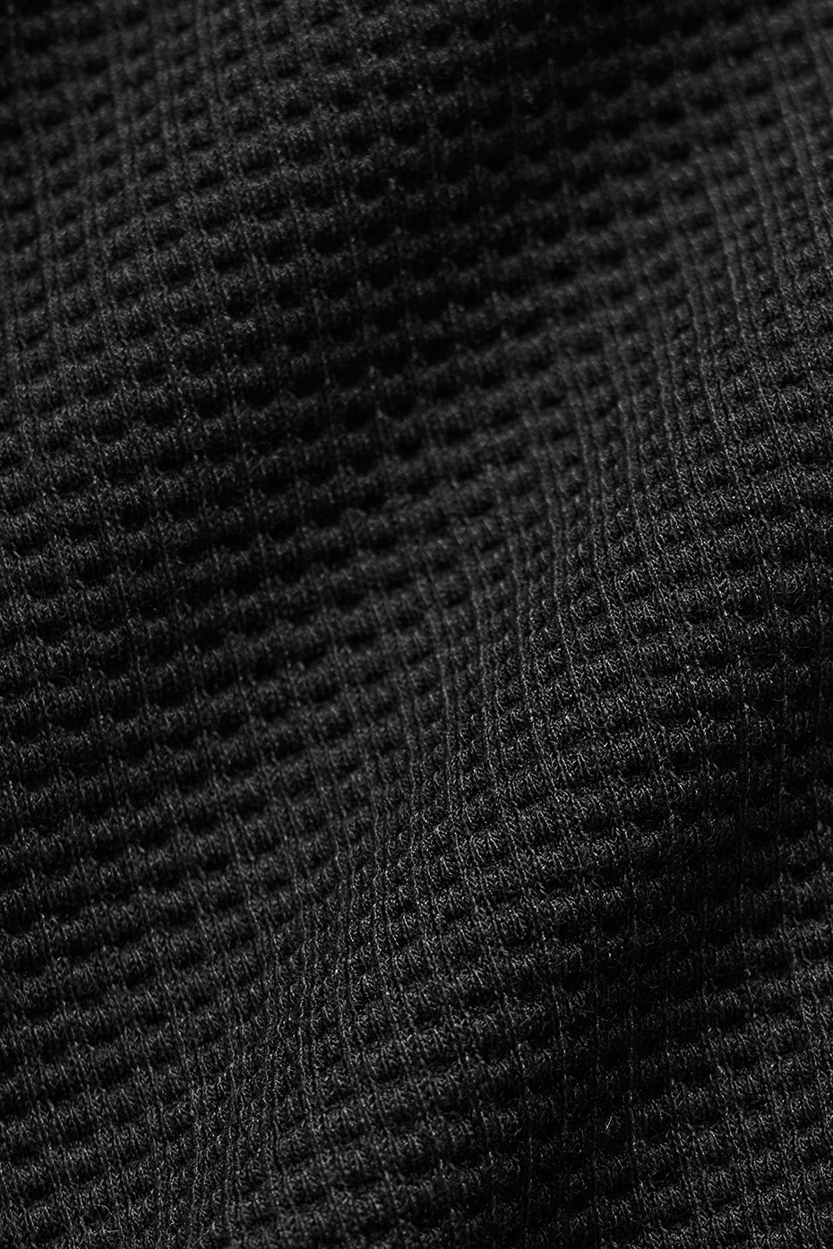 Waffle Lounge Hoodie - Black product image 6, provided for visual reference and product detail review