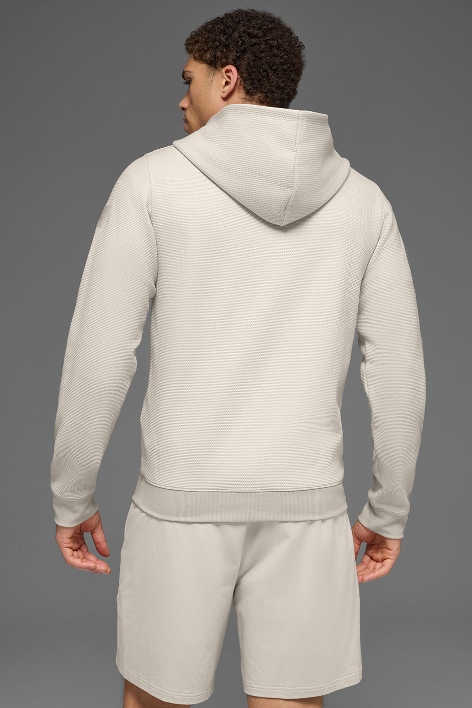 Waffle Lounge Hoodie - Bone product image 4, provided for visual reference and product detail review