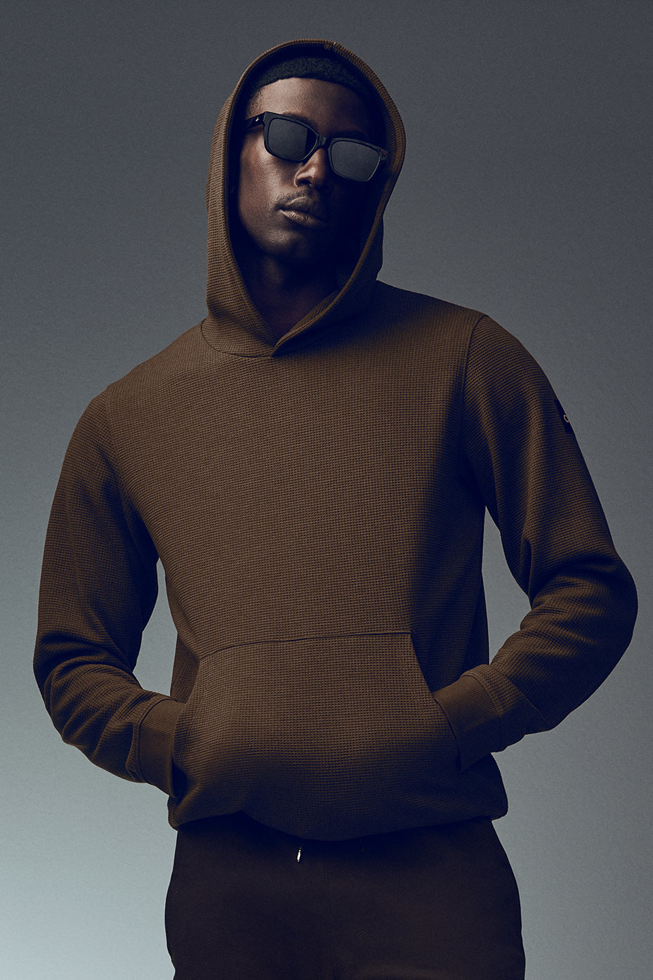 Waffle Lounge Hoodie - Espresso product image 1, provided for visual reference and product detail review