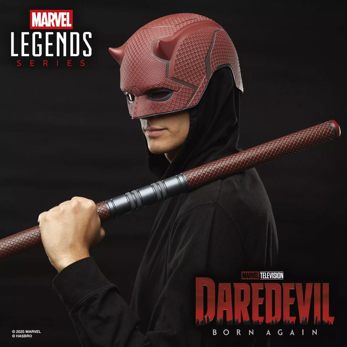 Marvel Legends Series Daredevil: Born Again Premium Roleplay Mask and Billy Club product image 3, provided for visual