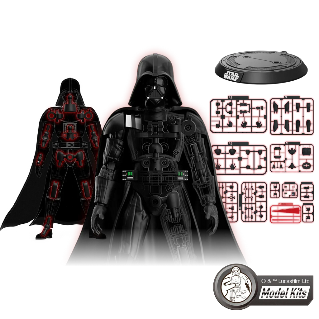Star Wars: The Empire Strikes Back™ Champion Class 01 Darth Vader™ Model Kits | Blokees product image 4, provided for visual
