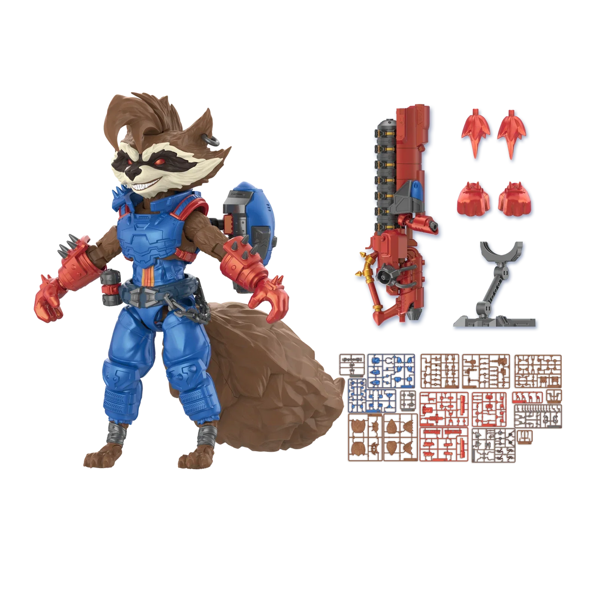 Marvel Rivals Champion Class 08 Rocket Raccoon Model Kits | Blokees product image 3, provided for visual reference and