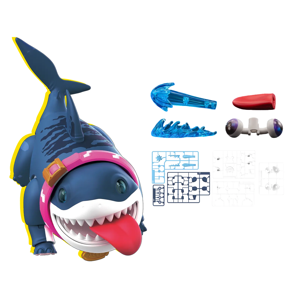 Marvel Rivals™ Champion Class 12 Jeff The Land Shark™ Model Kits | Blokees product image 3, provided for visual reference