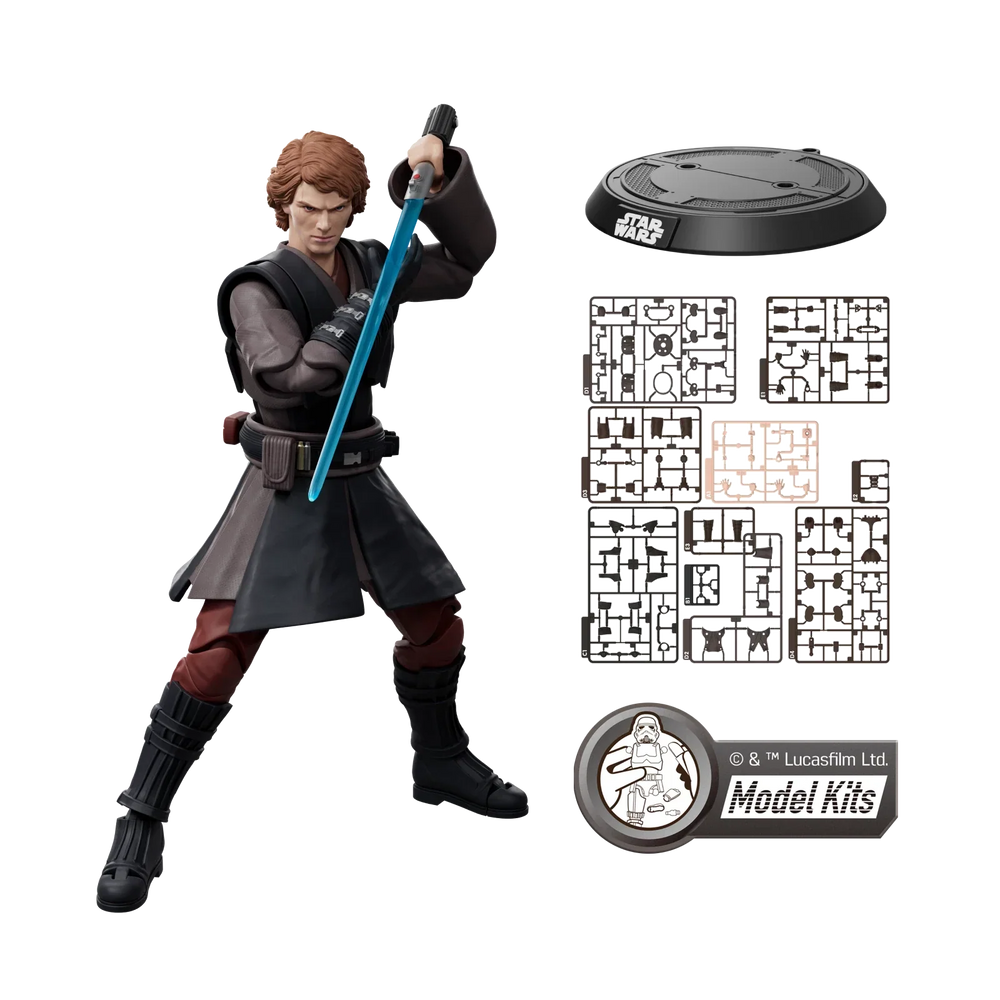 <em>STAR WARS: REVENGE OF THE SITH</em> CHAMPION CLASS 08 ANAKIN SKYWALKER MODEL KITS | BLOKEES